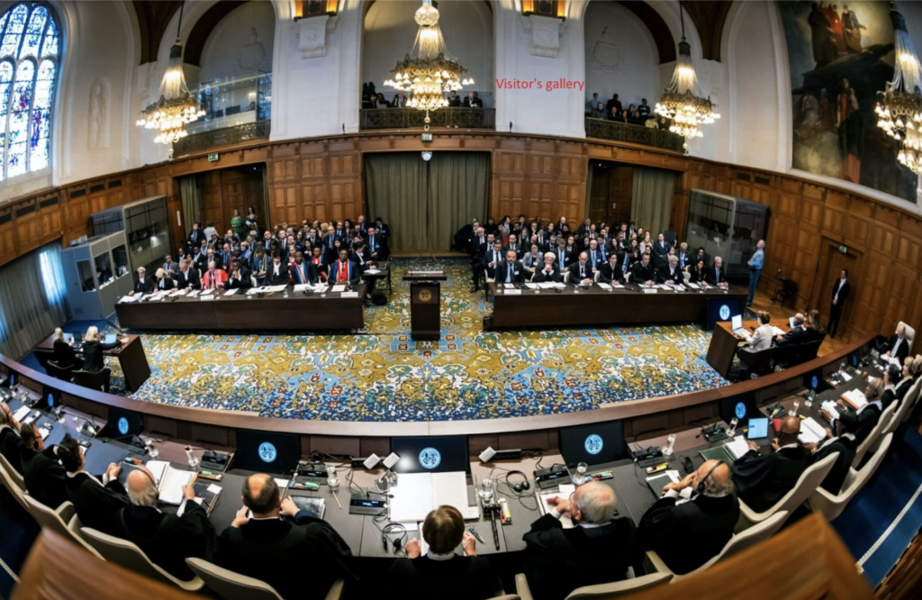 Photo of the ICJ from Craig Murray’s blog.